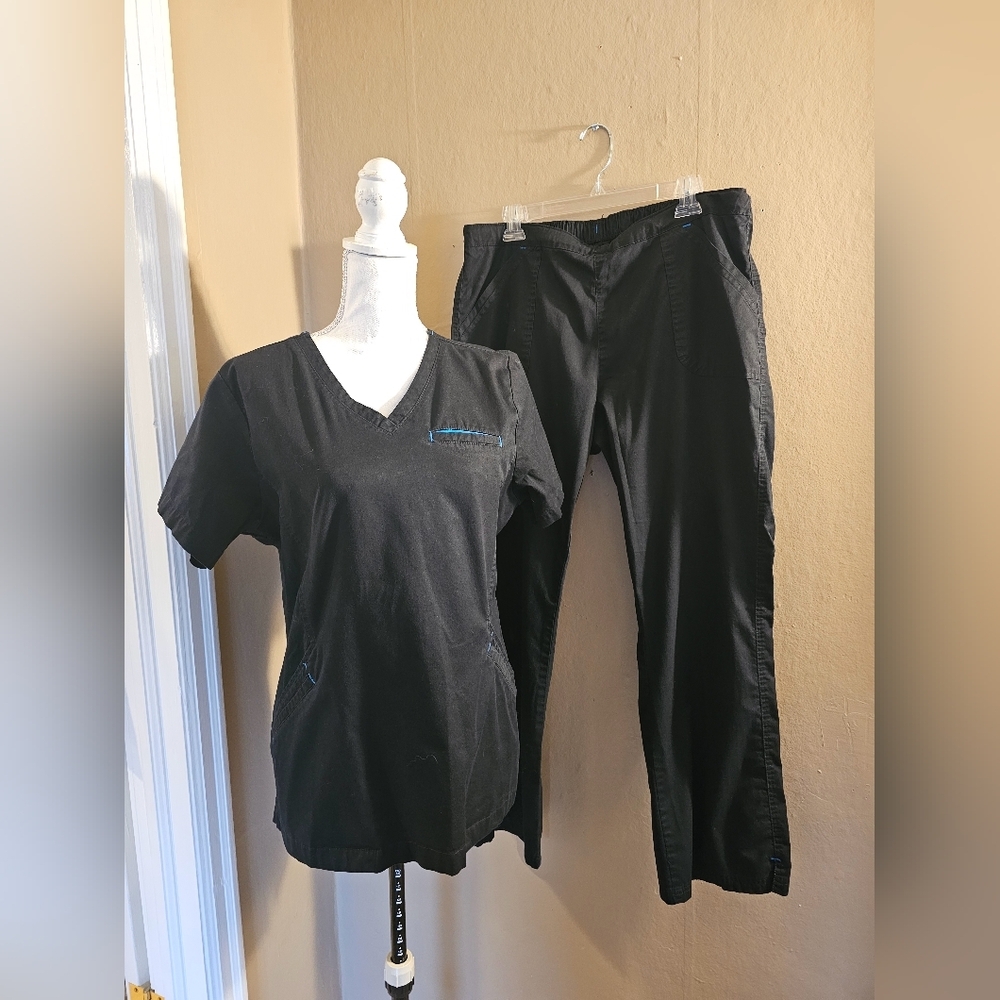 Womens Black Scrub Pants - Picture 5 of 5
